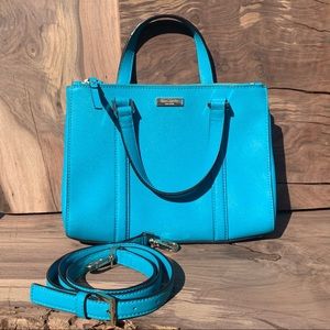 Kate Spade Newbury Lane Loden Satchel (Turquoise)